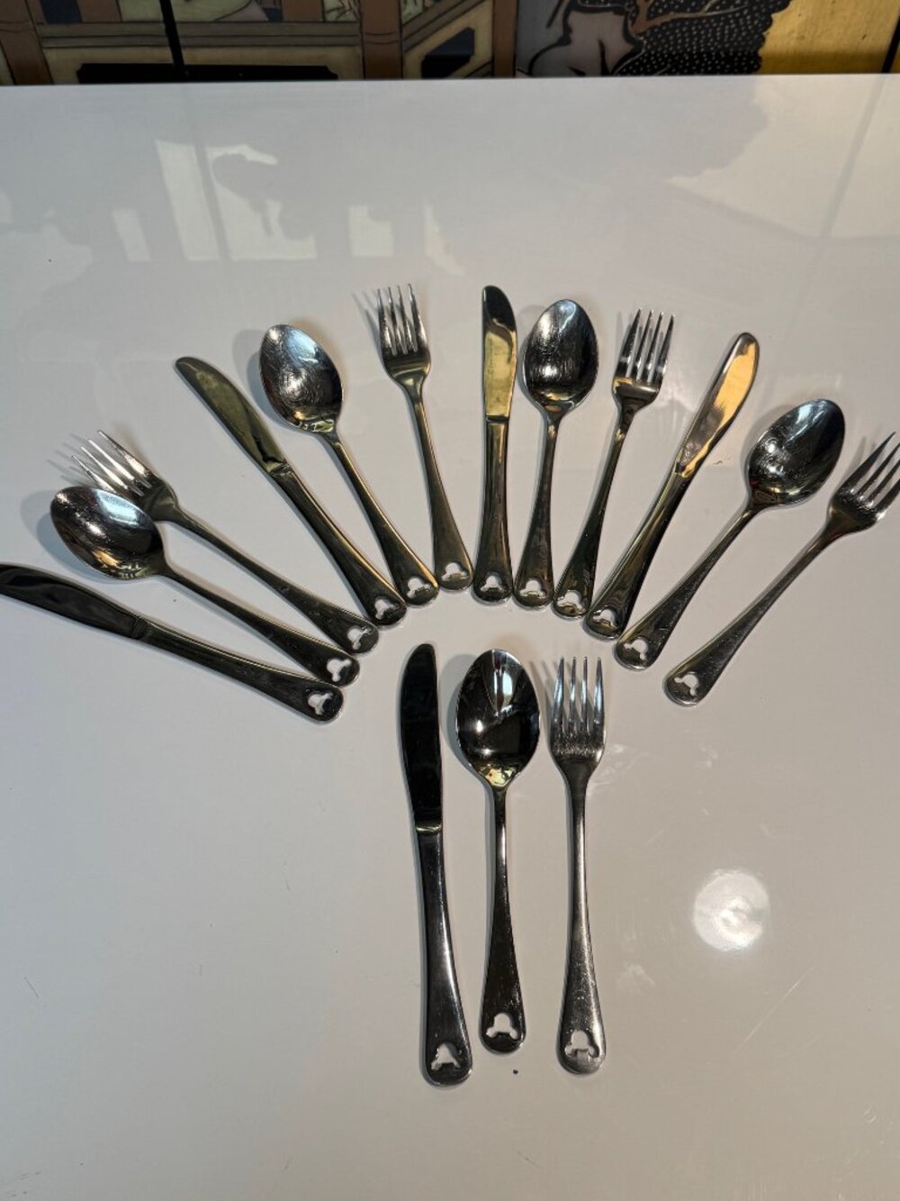 5 Sets of 3 piece Disney Flatware